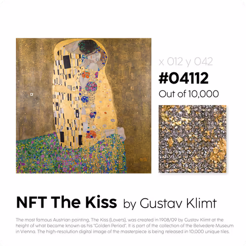 Belvedere Arteq The Kiss By Gustav Klimt