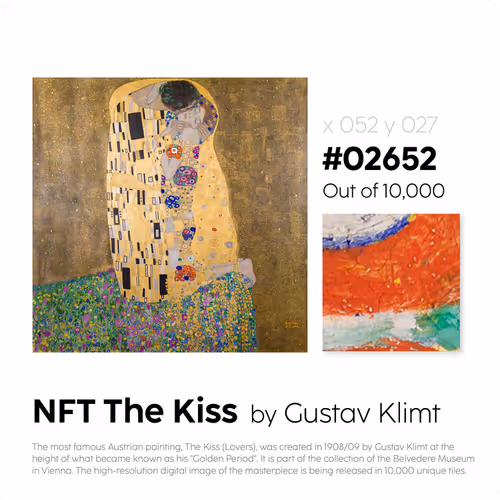 Belvedere Arteq The Kiss By Gustav Klimt