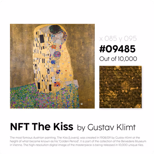 Belvedere Arteq The Kiss By Gustav Klimt