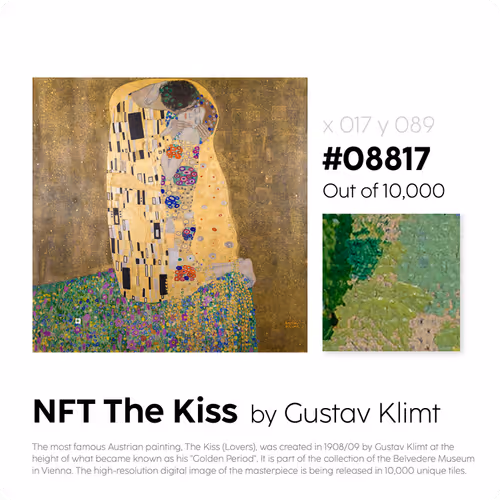 Belvedere Arteq The Kiss By Gustav Klimt