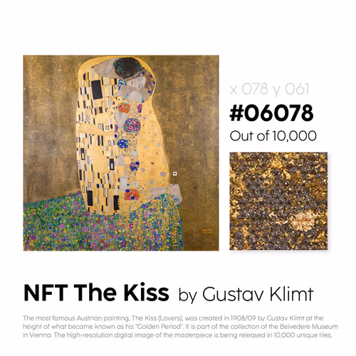Belvedere Arteq The Kiss By Gustav Klimt