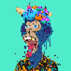 Trippin' Pixel Ape #343