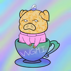 Lucky Teacup Piggy Club #796