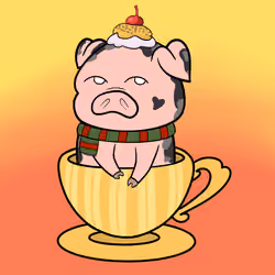 Lucky Teacup Piggy Club #2760