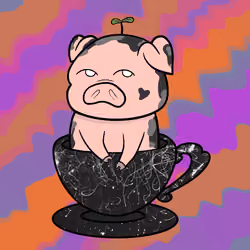 Lucky Teacup Piggy Club #1649