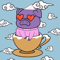 Lucky Teacup Piggy Club #625