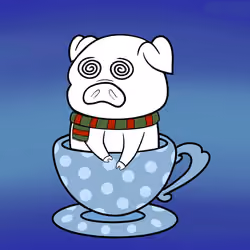 Lucky Teacup Piggy Club #2413