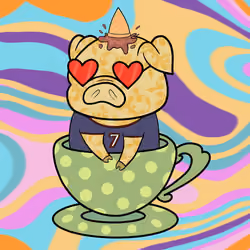Lucky Teacup Piggy Club #1046