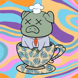Lucky Teacup Piggy Club #1834