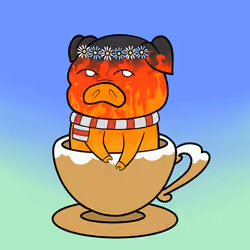 Lucky Teacup Piggy Club #1402