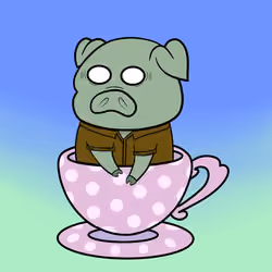 Lucky Teacup Piggy Club #1457