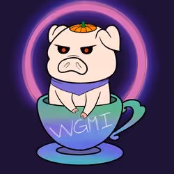 Lucky Teacup Piggy Club #841