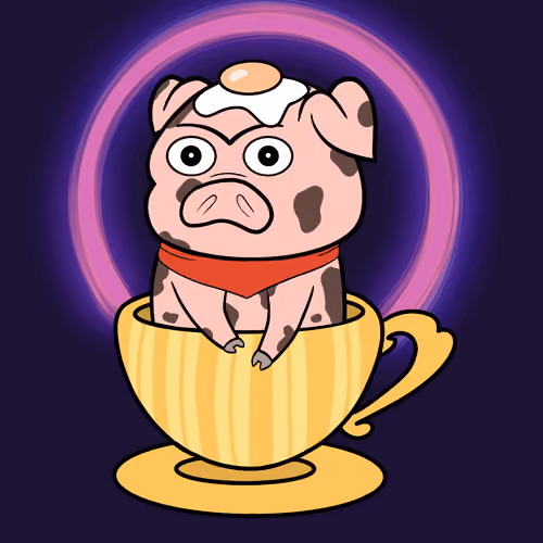 Lucky Teacup Piggy Club #898
