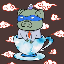 Lucky Teacup Piggy Club #2411