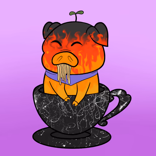 Lucky Teacup Piggy Club #1171