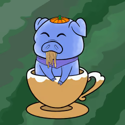 Lucky Teacup Piggy Club #1722