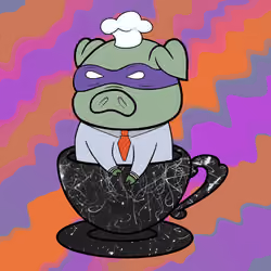 Lucky Teacup Piggy Club #1458
