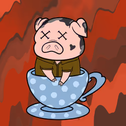 Lucky Teacup Piggy Club #2159