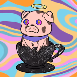 Lucky Teacup Piggy Club #62