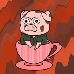 Lucky Teacup Piggy Club #1975