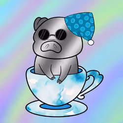 Lucky Teacup Piggy Club #1636