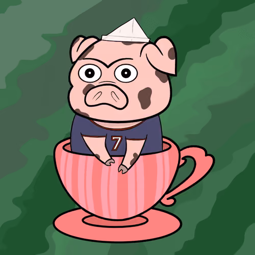 Lucky Teacup Piggy Club #554