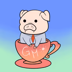 Lucky Teacup Piggy Club #1727