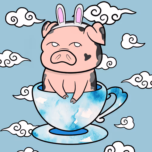 Lucky Teacup Piggy Club #2581