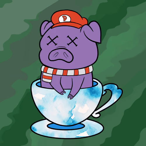 Lucky Teacup Piggy Club #48
