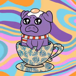 Lucky Teacup Piggy Club #1844