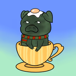 Lucky Teacup Piggy Club #1140