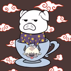 Lucky Teacup Piggy Club #1772