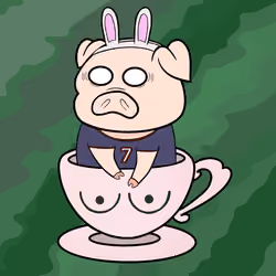 Lucky Teacup Piggy Club #1050