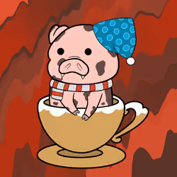 Lucky Teacup Piggy Club #1770
