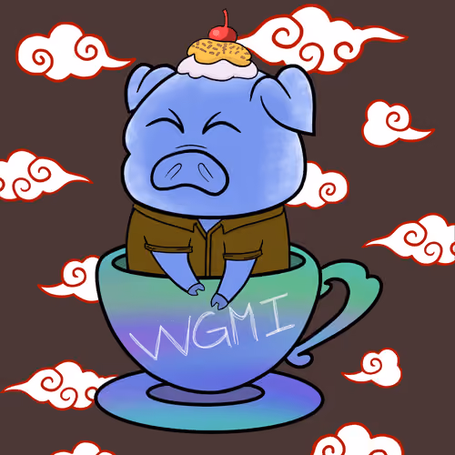 Lucky Teacup Piggy Club #2005