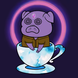 Lucky Teacup Piggy Club #246