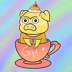Lucky Teacup Piggy Club #2383