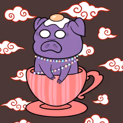 Lucky Teacup Piggy Club #1125