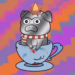 Lucky Teacup Piggy Club #1346