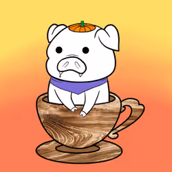 Lucky Teacup Piggy Club #1573