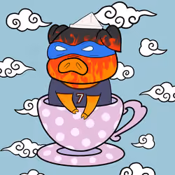 Lucky Teacup Piggy Club #1718