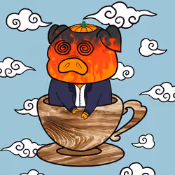 Lucky Teacup Piggy Club #954