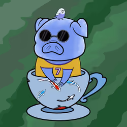 Lucky Teacup Piggy Club #457