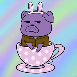 Lucky Teacup Piggy Club #2558