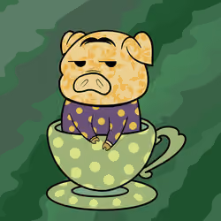 Lucky Teacup Piggy Club #840
