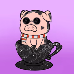 Lucky Teacup Piggy Club #1807