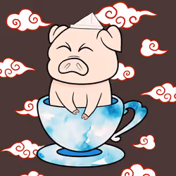 Lucky Teacup Piggy Club #1914