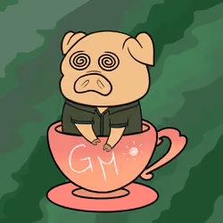 Lucky Teacup Piggy Club #2550