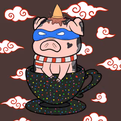 Lucky Teacup Piggy Club #1942