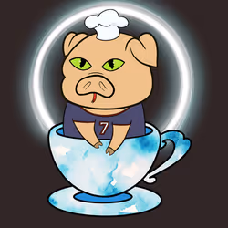 Lucky Teacup Piggy Club #2180
